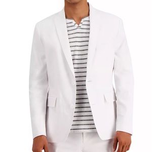 INC Men's Slim-Fit Stretch Linen Blend Suit Jacket + Pants